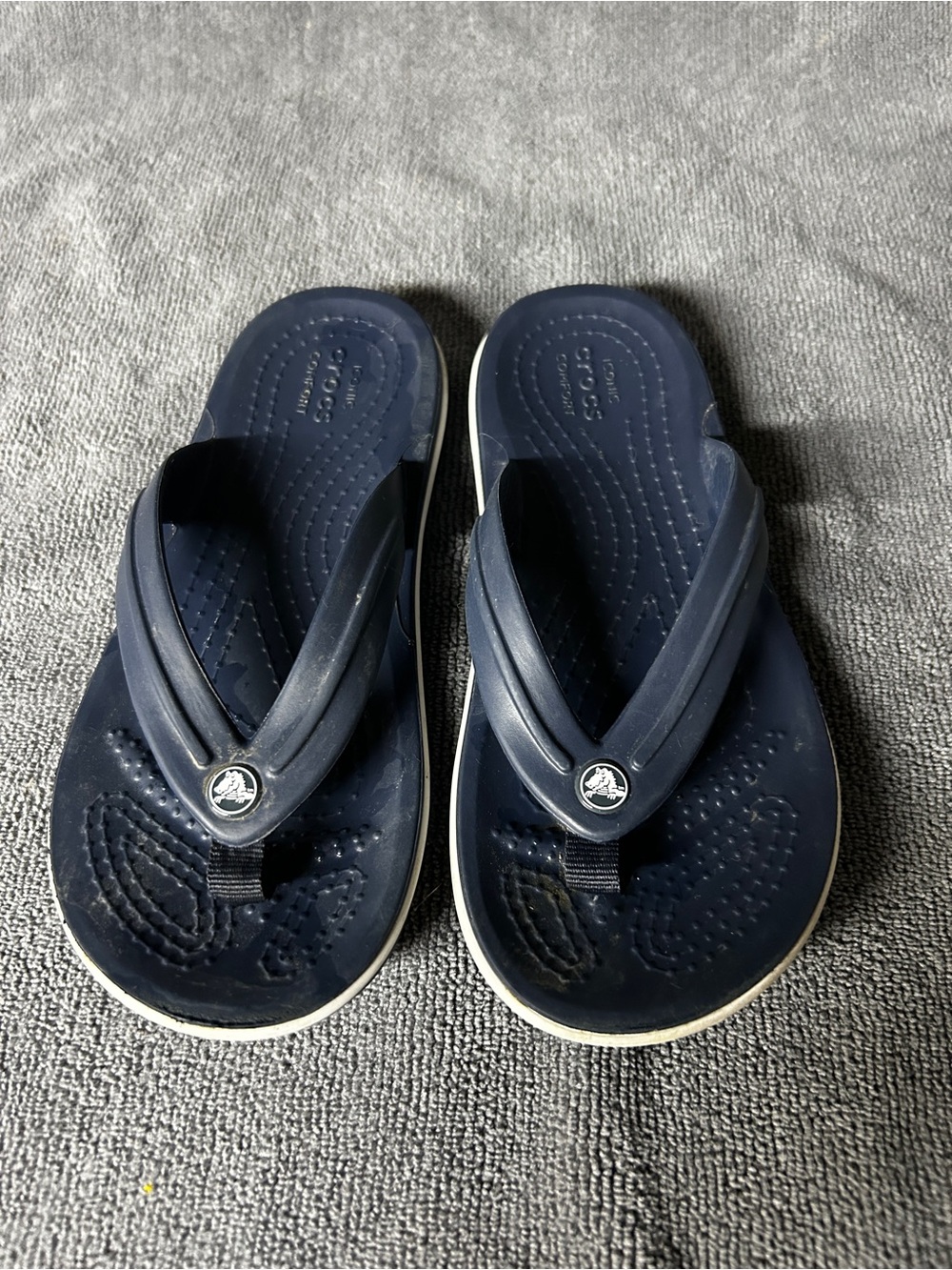 Crocs Kids size 12 Navy Blue